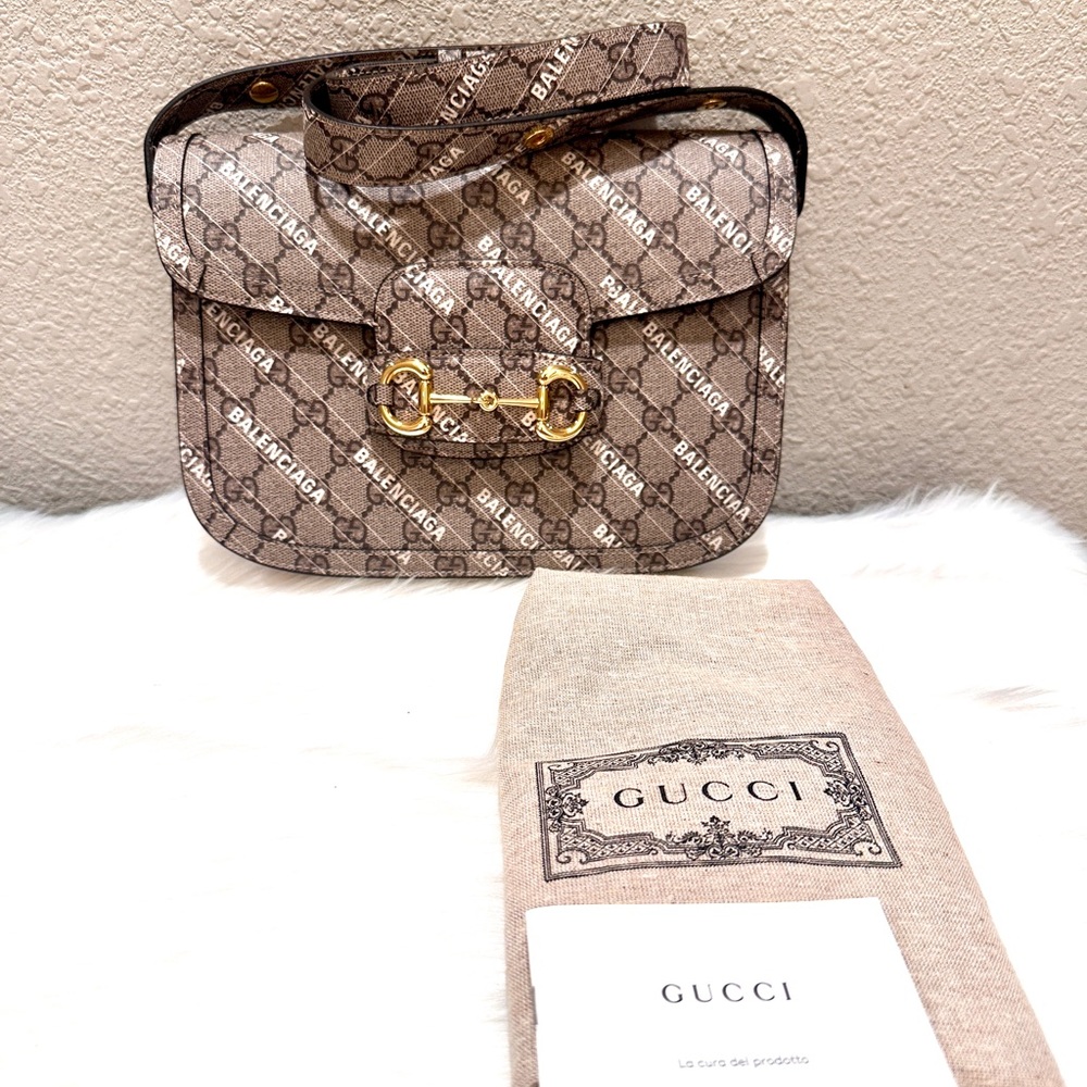 NEW Gucci x Balenciaga The Hacker Project Small Gucci Horsebit 1955